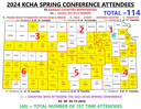 2024 KCHA Spring Conference Registered ATTENDEES 05-14-2024 (And 2023 Conference Attendance)